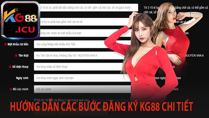 Hướng dẫn các bước đăng ký kg88 chi tiết