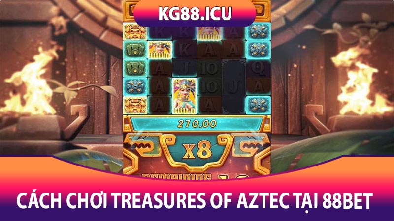 Cách chơi Treasures of Aztec tại 88bet